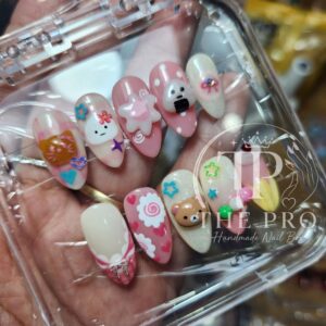 Pro Nails Exclusive: Citrus Splash 3D Fruit Press-On Set