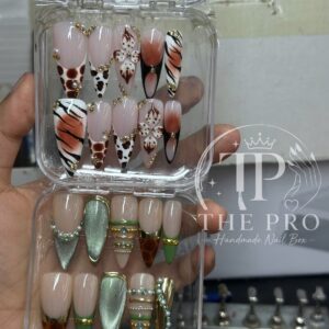 Pro Nails Exclusive: Tropical Mermaid 3D Summer Press-On Set