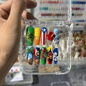 Pro Nails Exclusive: Siren's Treasure 3D Ocean Press-On Set